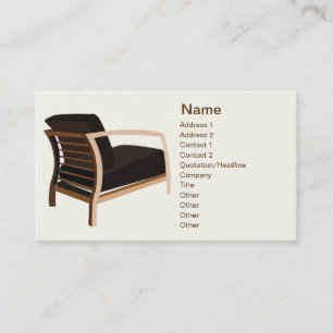 Tarjeta De Visita Muebles - negocio