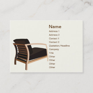 Tarjeta De Visita Muebles - rechonchos
