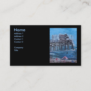 TARJETA DE VISITA MUELLE DE NEWPORT BEACH