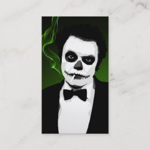 Tarjeta De Visita muerte que intoxica