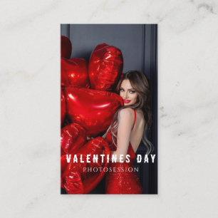 Tarjeta De Visita Mujer del día de San Valentín Fotos de sesión de n