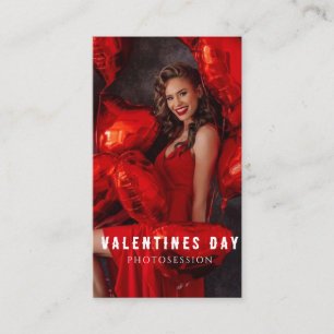 Tarjeta De Visita Mujer del día de San Valentín Fotos de sesión de n