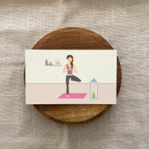 Mujer Hermosa Haciendo Yoga En Una Habitación Deco