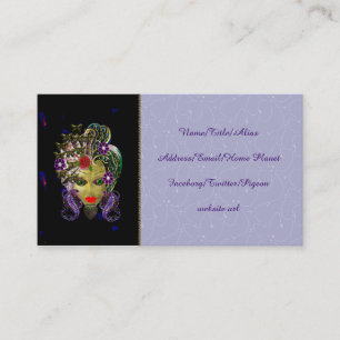 Tarjeta De Visita Mujer mística de Witchy