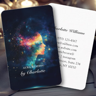 Tarjeta De Visita Mujer mística del Universo