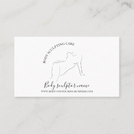 Tarjeta De Visita Mujer que cuida el cuerpo