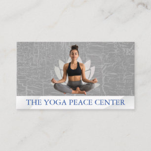 Tarjeta De Visita Mujer sentando la yoga   Lote
