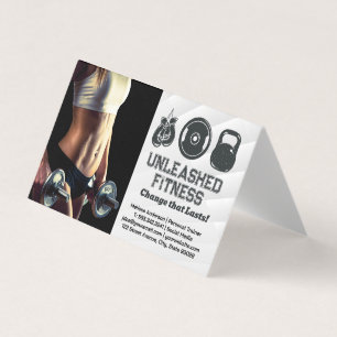 Tarjeta De Visita Mujer sosteniendo pancartas   Iconos De Equipos De