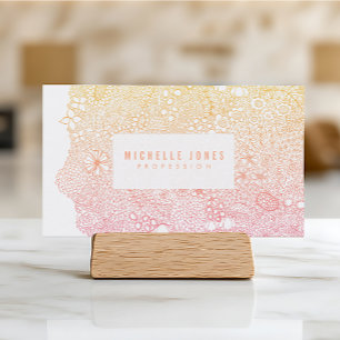 Tarjeta De Visita Mujeres Damas Elegante Artista Cualquier Profesión