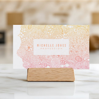 Tarjeta De Visita Mujeres Damas Elegante Artista Cualquier Profesión