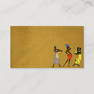 Tarjeta De Visita Mujeres de África