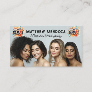 Tarjeta De Visita Mujeres Hermosas Etnias   Fotografía