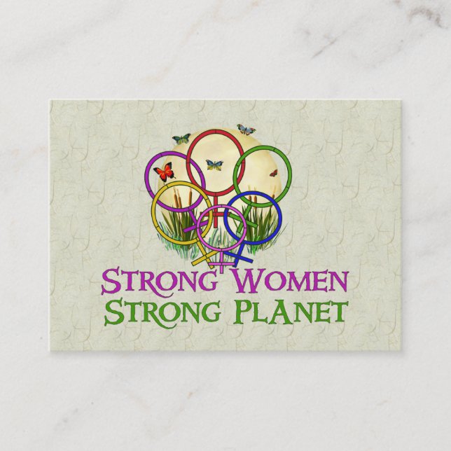 Tarjeta De Visita Mujeres unidas (Anverso)