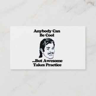 Tarjeta De Visita Mullet, cualquiera puede ser genial pero genial..