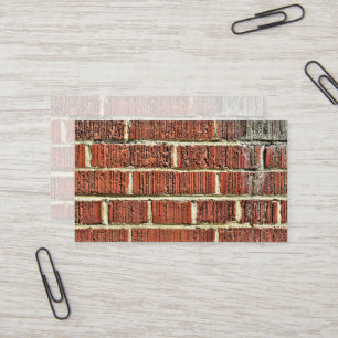 Tarjeta De Visita Muro de ladrillo duro texturado