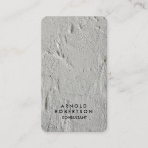 Tarjeta De Visita Muro gris creativo elegante moderno