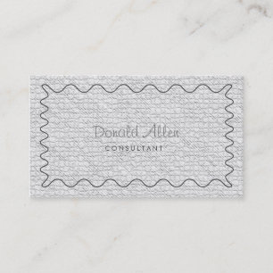 Tarjeta De Visita Muro Gris Profesional Elegante Moderno Simple