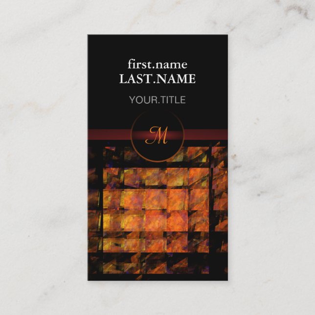 Tarjeta De Visita Muro Guay elegante y profesional (Anverso)