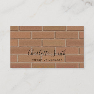 Tarjeta De Visita Muro profesional clásico elegante minimalista