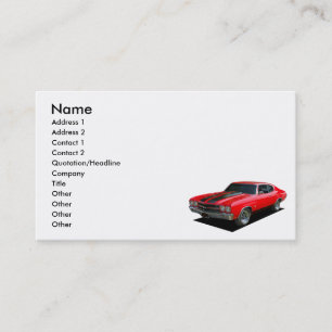 Tarjeta De Visita Músculo