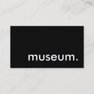 Tarjeta De Visita museo.