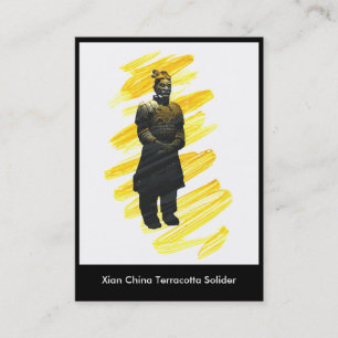 Tarjeta De Visita Museo de Comercio Business Terracotta Warrior