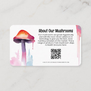 Tarjeta De Visita Mushroom Farm