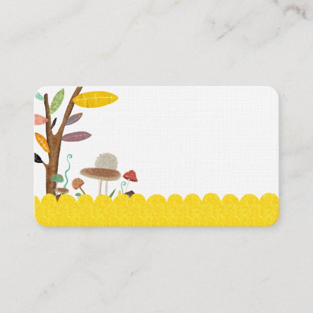 Tarjeta de visita Mushrooms (Anverso)