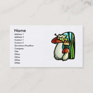 Tarjeta de visita Mushrooms