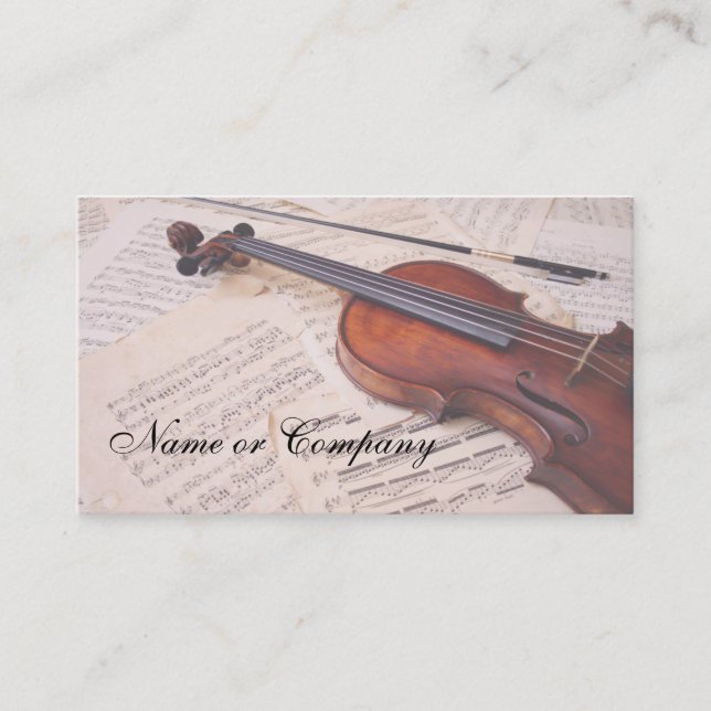 TARJETA DE VISITA MUSIC (Anverso)