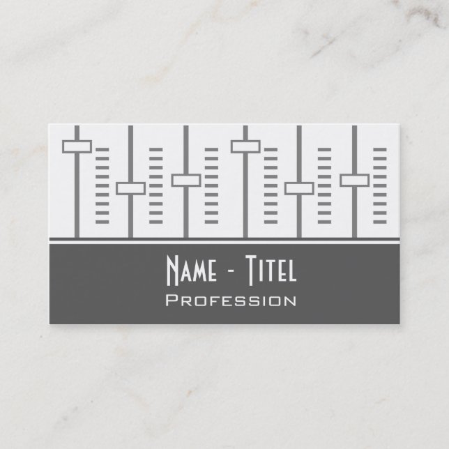 Tarjeta De Visita Music (Anverso)