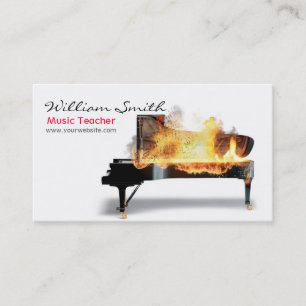 Tarjeta De Visita Music Teacher