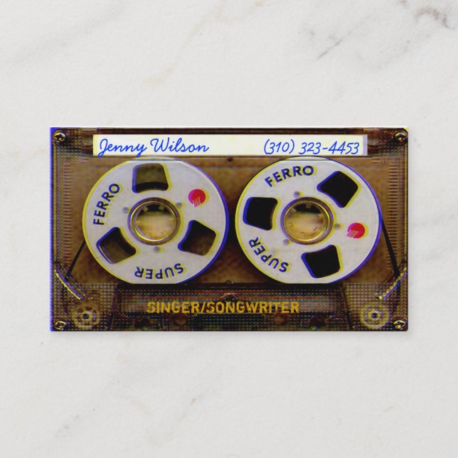 Tarjeta De Visita Música (Anverso)