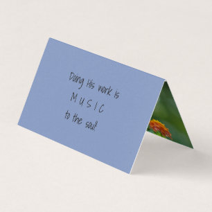 Tarjeta De Visita Música al alma