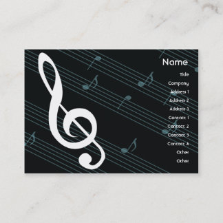 Tarjeta De Visita Música - Chubby
