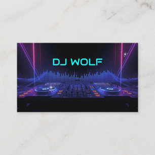 Tarjeta De Visita Música de DJ Profesional