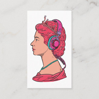 Tarjeta De Visita Música de la Reina