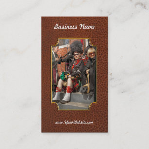 Tarjeta De Visita Música - Gaitas - Somerville, NJ - Gaitero descans