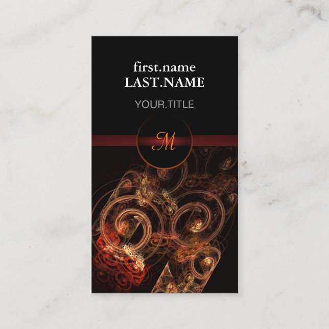 Tarjeta De Visita Música Guay elegante y profesional (Anverso)