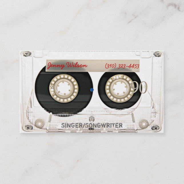 Tarjeta De Visita Música ii (Anverso)