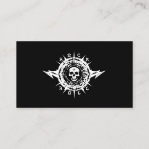 Tarjeta De Visita Música Música Música Guitarra Clases Banda de Rock