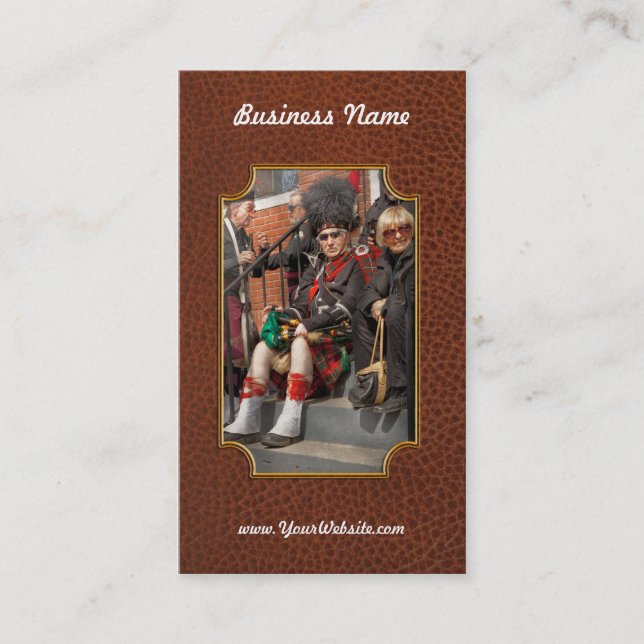 Tarjeta De Visita Música - Pistas de mordaza - Somerville, NJ - Repo (Anverso)