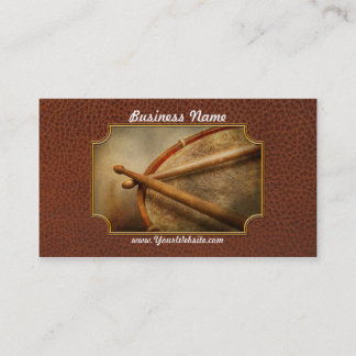 Tarjeta De Visita Música - tambor - cadencia