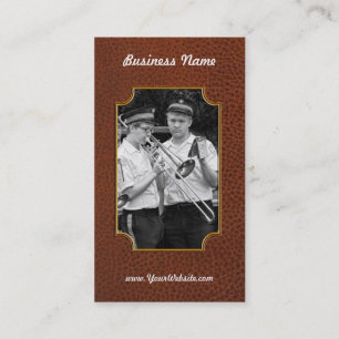 Tarjeta De Visita Música - Trombone - una mano amiga