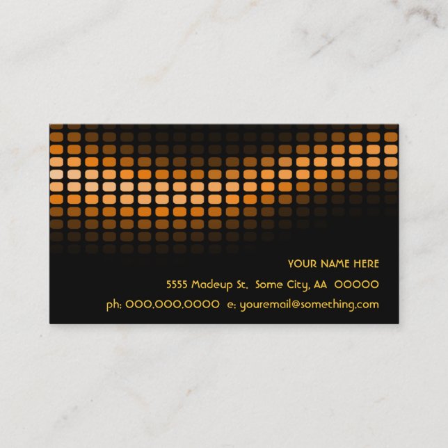 Tarjeta De Visita musicmeterz. (Anverso)