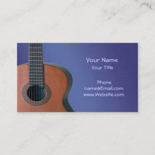 Tarjeta De Visita Músico