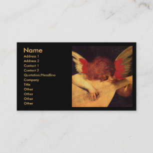 Tarjeta De Visita Músico Ángel, Cristiano Rosso Fiorentino