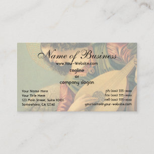 Tarjeta De Visita Músico Ángel por Melozzo da Forlì
