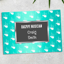 Tarjeta De Visita Músico de Bagpiper