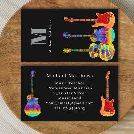 Tarjeta De Visita Músico de guitarra